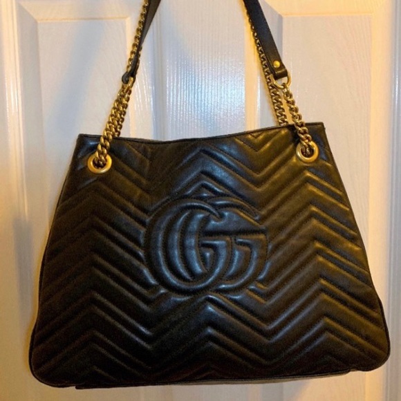 Large Black Gucci Bag Authentic - Picture 2 of 2